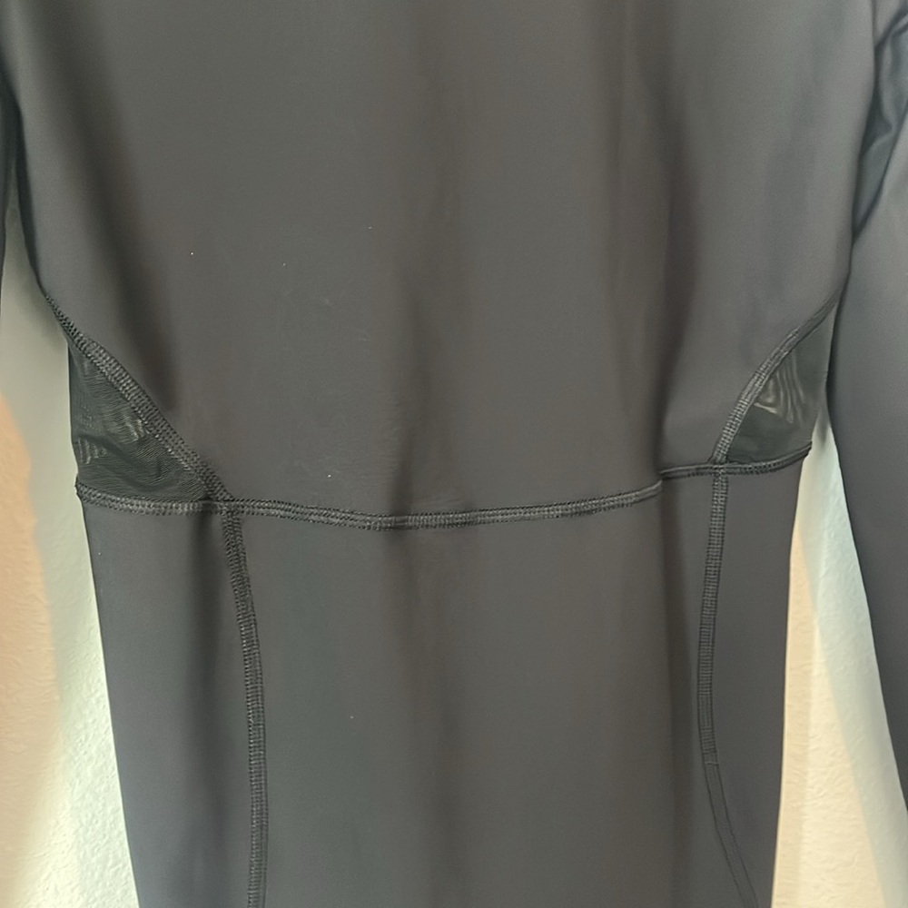 OLD NAVY ACTIVE Black Powersoft Long Sleeve Bodysuit Shorts - Picture 3 of 5